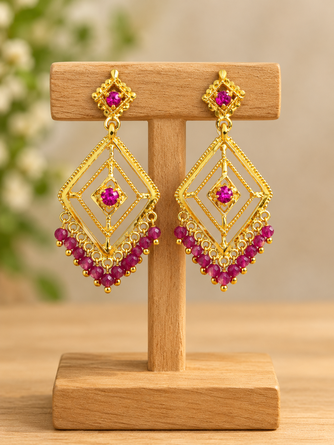 Ruby Earrings